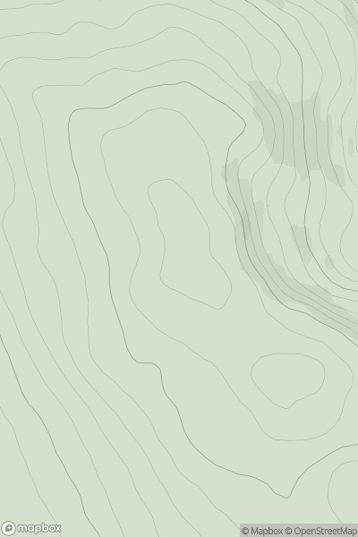 Thumbnail image for Blackcraig Hill [Pitlochry to Braemar & Blairgowrie] showing contour plot for surrounding peak